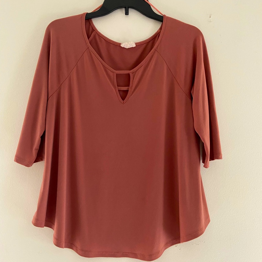 Siena Sky short Sleeve shirt blouse